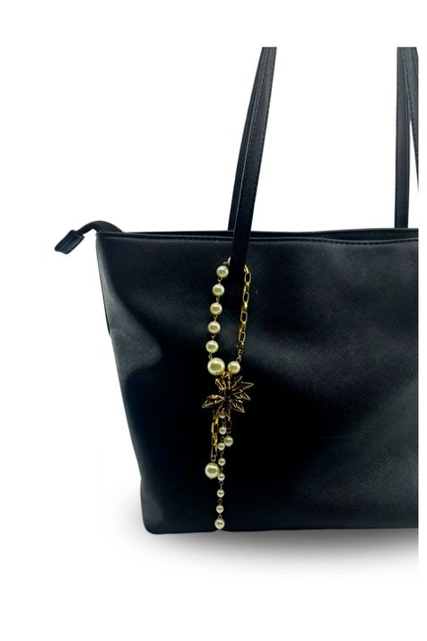 Bag Charm Pérolas Euforia Ouro Vintage - TU