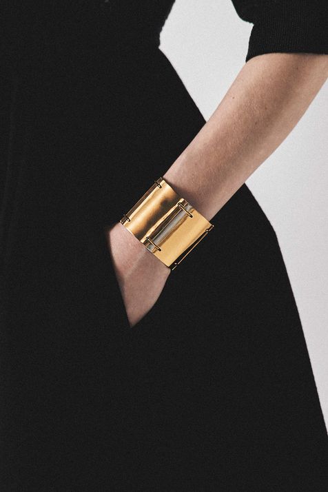 Bracelete Conceito Collab A Herchcovitch Ouro Vintage - TU