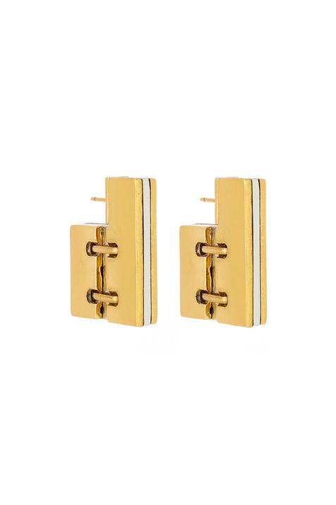 Brinco Conceito Collab A Herchcovitch Ouro Vintage - TU