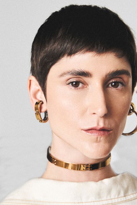 Brinco Ear Cuff Collab A Herchcovitch Ouro Vintage - TU