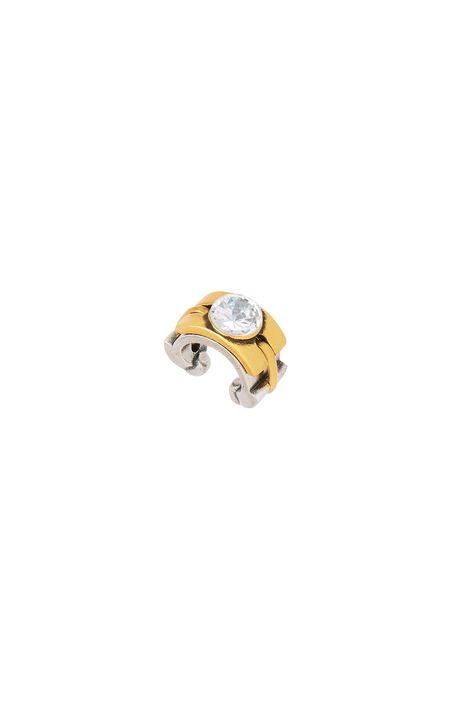 Piercing Zircônia Collab A Herchcovitch Ouro Vintage - TU