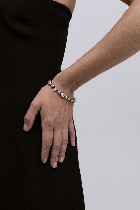 Pulseira Zircônias Brisa Ouro Vintage - TU