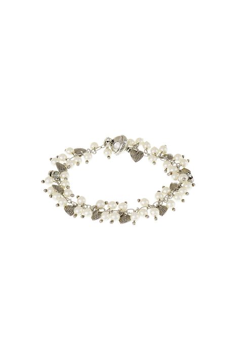 Pulseiral Pérolas Redondas Exclusive Prata Boho - TU