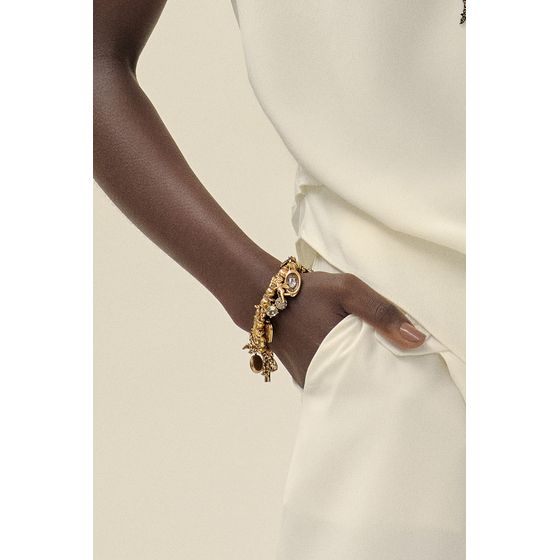 Pulseira-Medalhas-Fe-III-OURO-VINTAGE-HECTOR-ALBERTAZZI