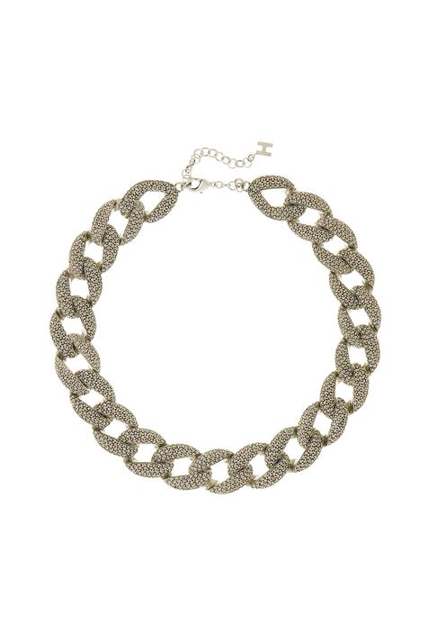 Colar Grumê Strass Classics Prata Boho