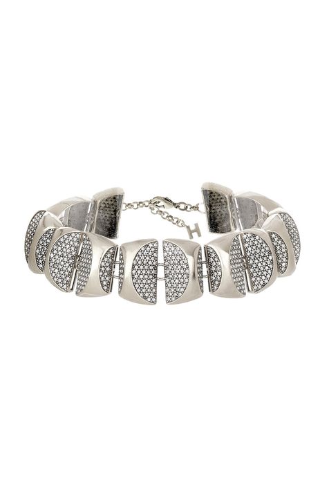 Choker Conceito Op Art Prata Boho - TU