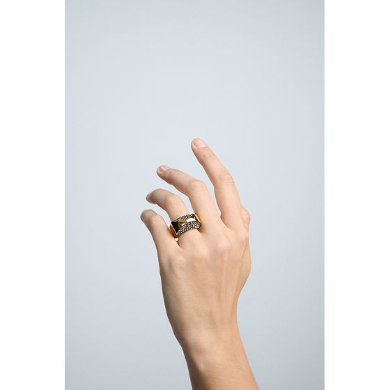 Anel-Op-Art-Ouro-Vintage