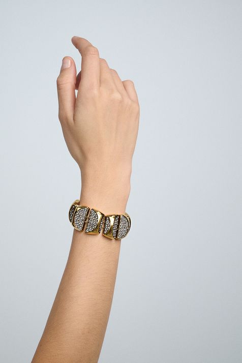 Pulseira Conceito Op Art Ouro Vintage - TU