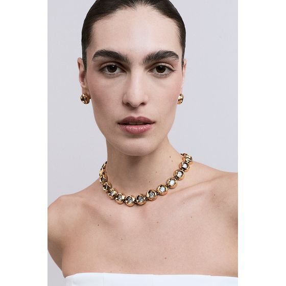 COLAR-CURTO-ZIRCONIA-MAR-OURO-VINTAGE-HECTOR-ALBERTAZZI