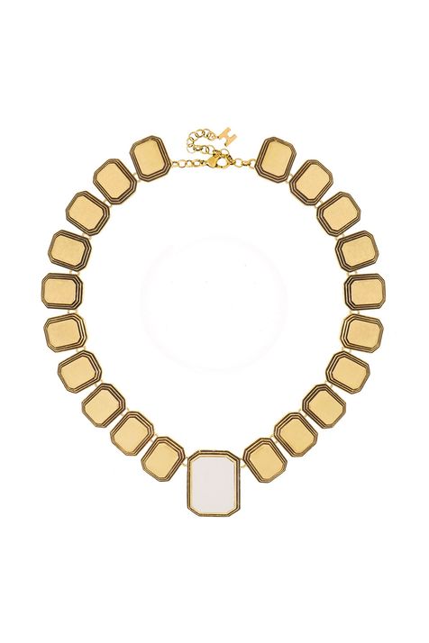 Colar Conceito Ponto Collab Renata Correa Ouro Vintage - TU