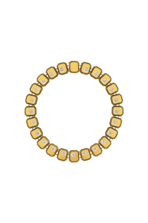Choker Ponto Collab Renata Correa Ouro Vintage - TU