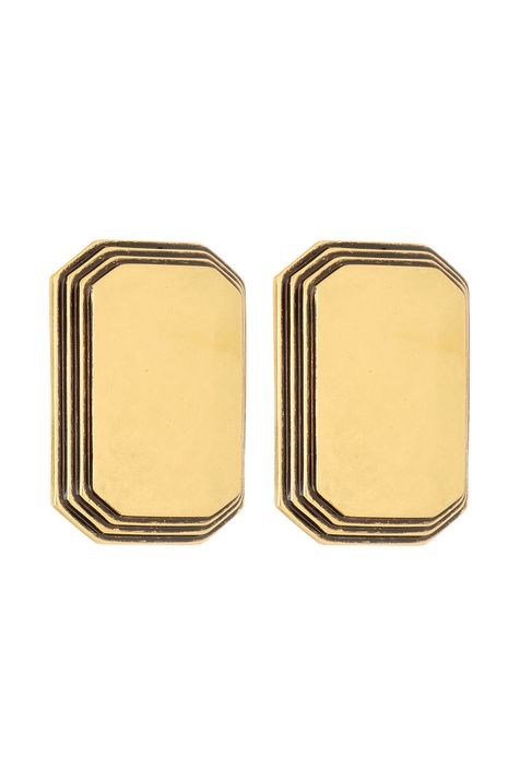 Brinco Maxi Ponto Collab Renata Correa Ouro Vintage - TU