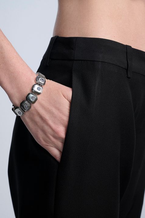 Pulseira Ponto Collab Renata Correa Prata Boho - TU