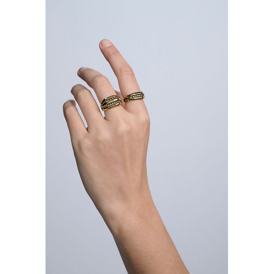 Kit-2-Aneis-Art-Deco-Ouro-Vintage