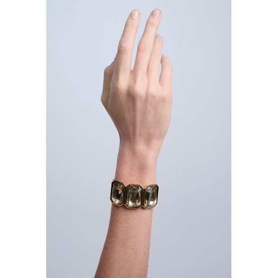 Bracelete-Maxi-Cristal-Fume-Art-Deco-Ouro-Vintage