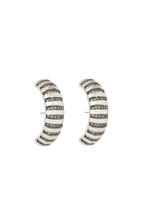 Brinco Cuff Art Déco Prata Boho - TU