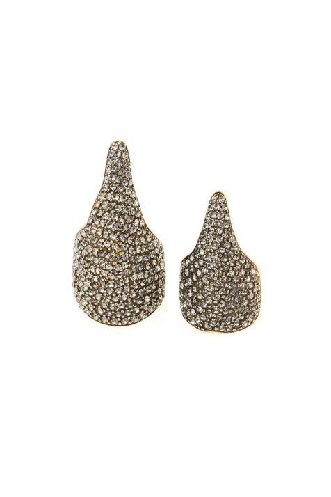 Kit de Anéis Blues Strass Classics Ouro Vintage