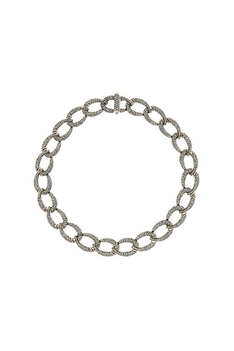 Colar Slim Strass Reencontro Prata Boho