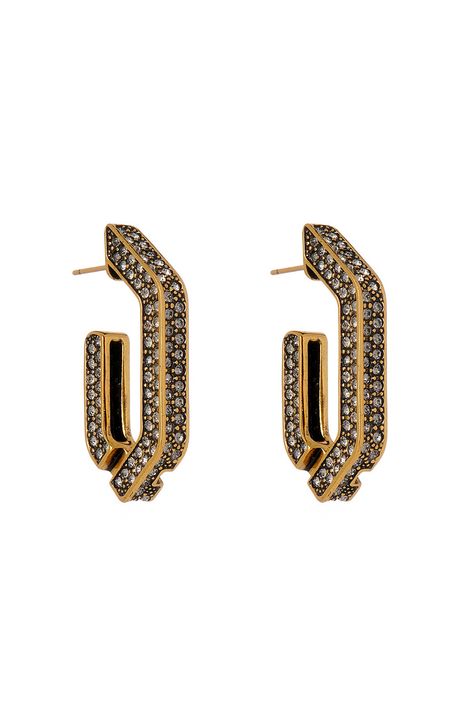 Brinco Argola H Celebrate Ouro Vintage - TU