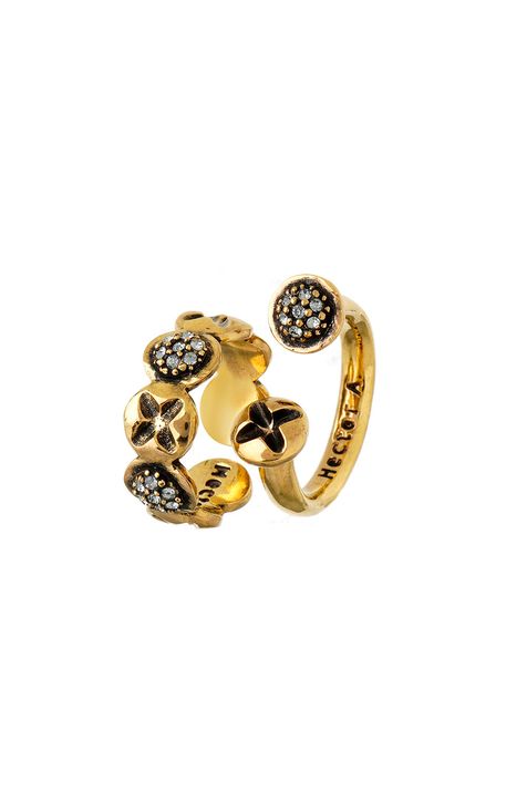 Kit De Anéis Resgate Classics Ouro Vintage M