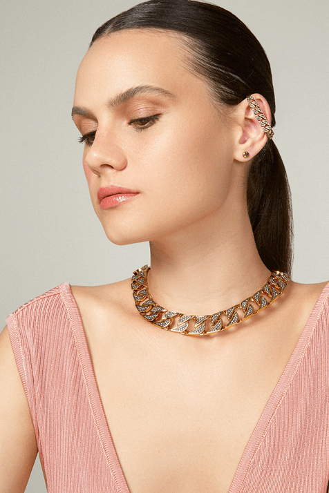 Brinco Cuff Resgate Classics Ouro Vintage