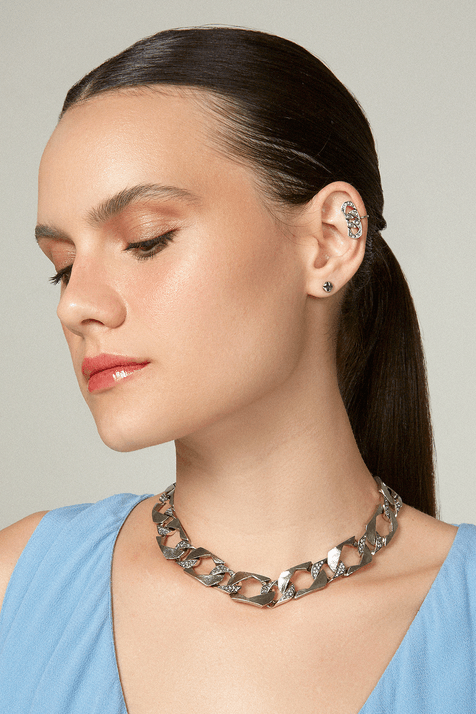 Colar Mix Resgate Classics Prata Boho