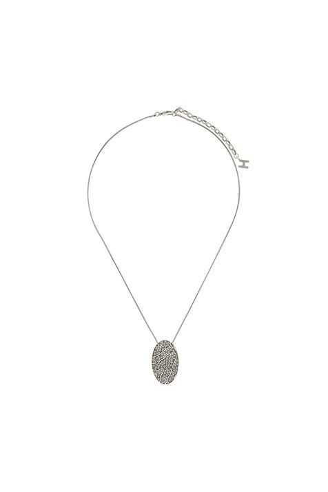Colar Curto Animal Print Prata Boho - TU