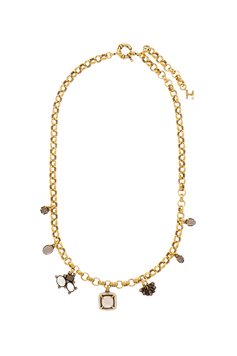 Colar Mini Abaporu Ouro Vintage