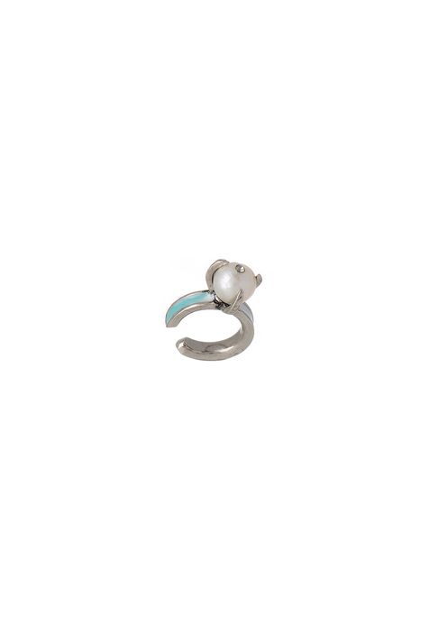 Piercing Pérolas Proteção Prata Boho
