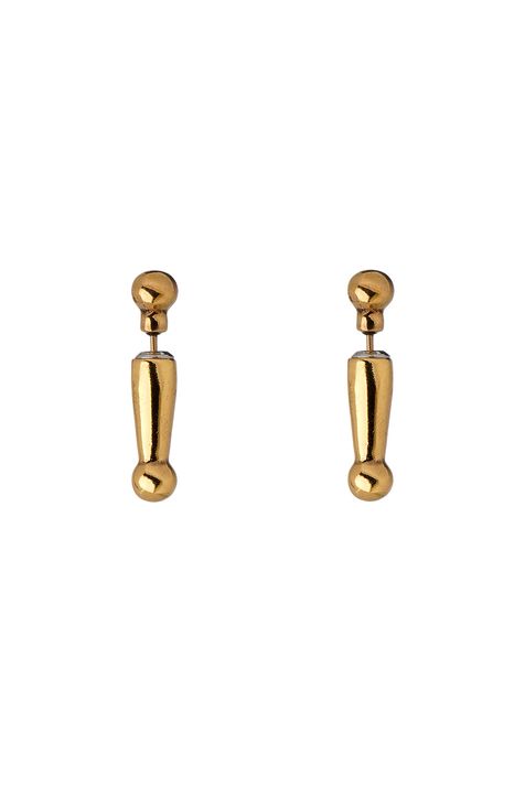 Brinco Liso Essência Ouro Vintage