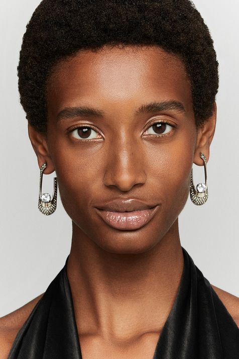 Brinco Hoop Style Prata Boho