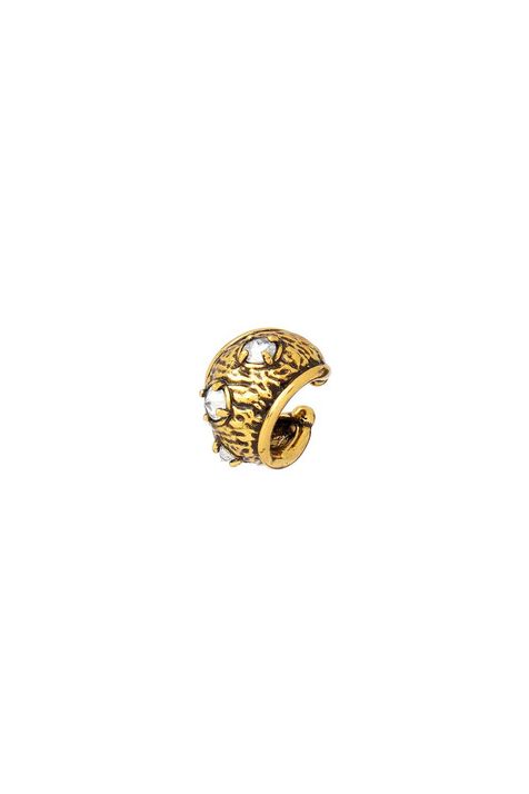 Piercing Com Textura Eterna Ouro Vintage Tu