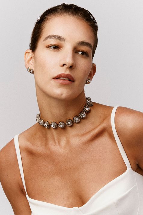 Choker Eterna Ouro Vintage Tu