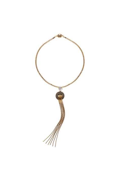 Colar Franja Eterna Ouro Vintage Tu