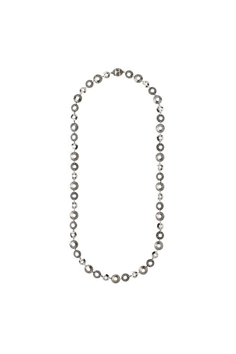 Colar Duplo Discos Eterna Prata Boho Tu
