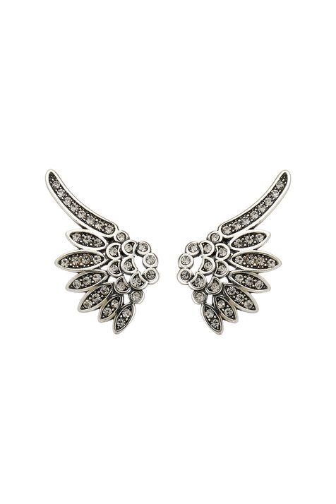 Brinco Wings Classics Prata Velha