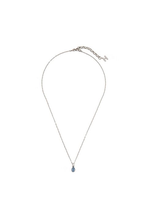 Colar Mini Oval Exclusive Prata Boho - TU