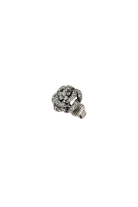 Piercing Mini Camélia Prata Boho - TU