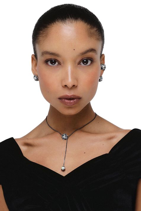 Piercing Mini Camélia Prata Boho - TU