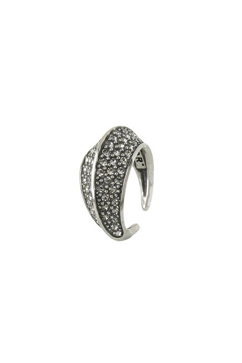 Anel Strass Euforia Prata Boho - G