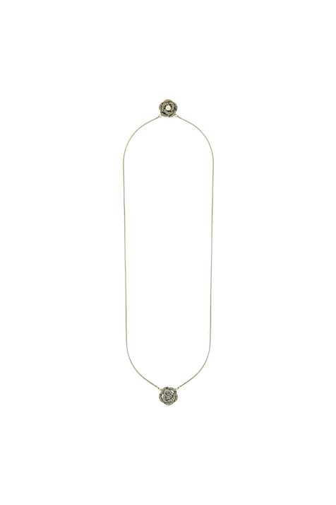 Colar Escapulário Camélia II Prata Boho - TU