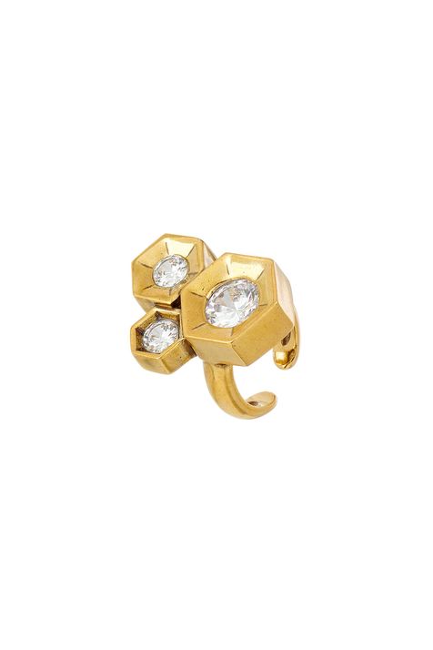 Anel Maxi Courchevel Ouro Vintage - P
